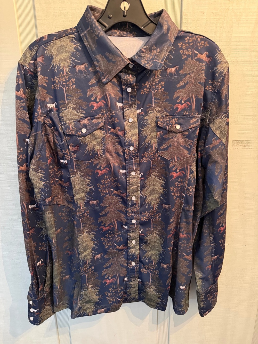 Dapplebay Equestrian Snap Pullover Shirt